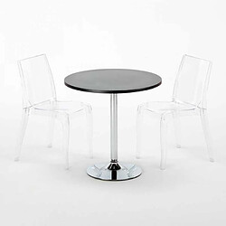 Avis Grand Soleil Table carré et ronde avec 2 Chaises colo