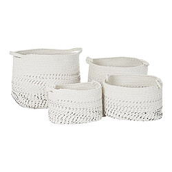 Avis Set de basket DKD Home Decor Coton (36 x 36 x 33 cm)