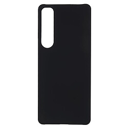 Coque en TPU anti-poussière, surface brillante, caoutchoutée noir pour votre Sony Xperia 1 IV