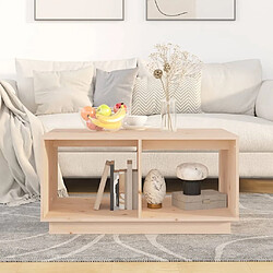 Avis Maison Chic Table basse,Table Console Table d'appoint, Table pour salon 80x50x40 cm Bois massif de pin -MN77811