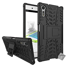 Htdmobiles Coque anti choc pour Sony Xperia XZ + verre trempe - NOIR