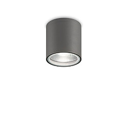 Ideal Lux Plafonnier extérieur à 1 lumière, anthracite IP44, GU10