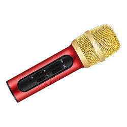 Ordinateur Micro En Direct De Microphone à Condensateur DJ KTV Karaoke Sans Fil Pour Android Rouge pas cher