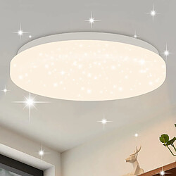 NETTLIFE Plafonnier LED 21 cm 15 W Chambre Couloir Lampe Blanc Neutre Rond Couloir Étoile Décor pour Cuisine Chambre d'enfant Salle à Manger