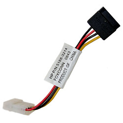 Câble Adaptateur HP 5188-3214 Molex IDE 4-Pin Mâle vers SATA - Occasion