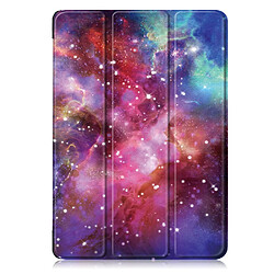 Etui en PU impression avec support tripliure et porte-stylo plusieurs couleurs pour votre Apple iPad 10.2 (2019)