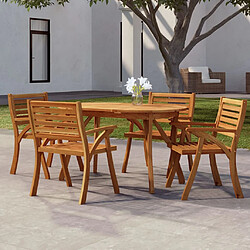 vidaXL Table de jardin 150x90x75 cm Bois d'acacia solide