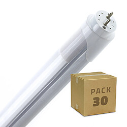 Avis Ledkia Tube LED T8 G13 120cm Aluminium Connexion Latérale 18W Blanc Chaud (Pack 30 unités)