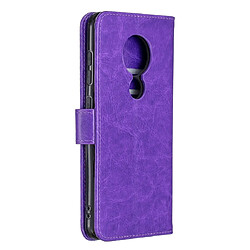 Avis Wewoo Housse Coque Etui à rabat horizontal pour Nokia 6.2 / 7.2 Texture Crazy Horse avec porte-cartes et fentes cartes & Portefeuille et cadre photo Violet