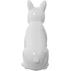 Acheter Figurine Décorative Alexandra House Living Blanc Céramique Chien 14 x 25 x 34 cm