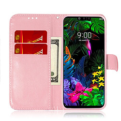 Acheter Wewoo Housse Coque Pour LG G8 ThinQ Couleur unie Coloré Boucle Magnétique Horizontale Étui en cuir PU avec support & fentes cartes & Portefeuille & Lanière Rose