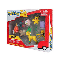 8 figurines BANDAI - Pokémon - Pikachu, Rondoudou, Rocabot, Abra, Farfuret, Métamorph, Phyllali et Magicarpe