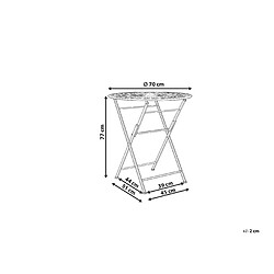 Avis Beliani Table de jardin SCAFA Blanc