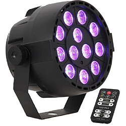 Ibiza light Dj light projecteur par a 12 x led 3 rvb 3 en 1 dmx telecommande 