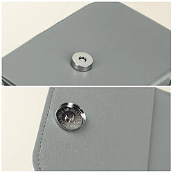 Avizar Pochette Bandoulière Smartphone avec Rangement carte Sangle 135cm gris pas cher