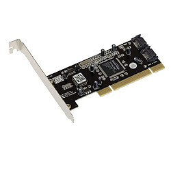 Kalea-Informatique Carte Contrôleur SATA 2 PORTS INDEPENDANTS ou RAID 0,1 - PCI - CHIPSET SILICON IMAGE SIL3112