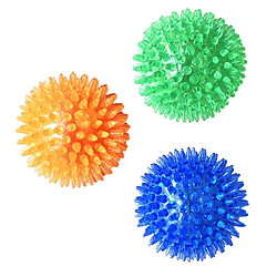 Wewoo Jouet pour Animaux les grands animaux, grand, diamètre: 11cm, livraison aléatoire de couleur de d'animal familier Hedgehog Ball Oren Retriever molaire morsure résistant à la dent pas cher