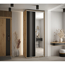 Abiks Meble Armoire DAVOS 7 À Portes Coulissantes 235,2/120/45 2 Portes