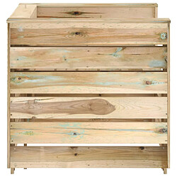 Acheter vidaXL Salon de jardin palette 2 pcs Bois de pin imprégné