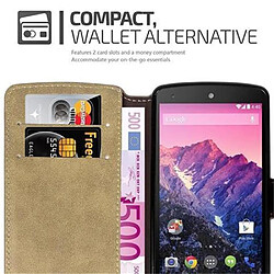 Acheter Cadorabo Coque LG Google NEXUS 5 Etui en Brun