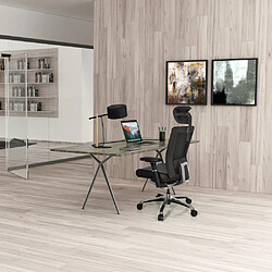 Chaise de bureau NOVA cuir noir hjh OFFICE pas cher