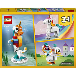 LEGO 31140 La licorne magique