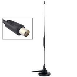 Wewoo Antenne noir Haute qualité 6DB VHF / UHF Empfang DVB-T