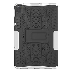 Coque en TPU robuste, anti-rayures, avec béquille blanc pour votre Xiaomi Pad 5/Pad 5 Pro