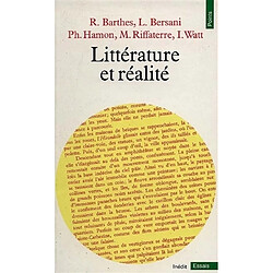 Littérature et réalité - Occasion