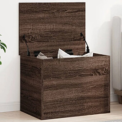 vidaXL Boîte de rangement chêne marron 60x42x46 cm bois d'ingénierie