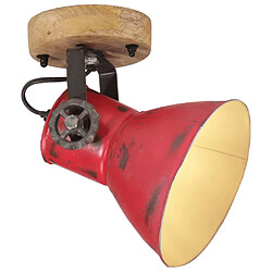 vidaXL Lampe murale 25 W rouge délavé 11,5x11,5x25 cm E27