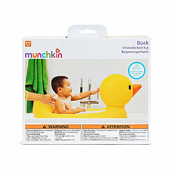 Munchkin Baignoire Gonflable en Forme de Canard Thermosensible - White Hot pas cher