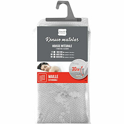 Paris Prix Housse Renove Matelas Rena 90x190cm Gris