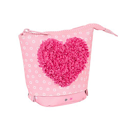 Trousse Gobelet Safta Love Yourself - Rose pas cher