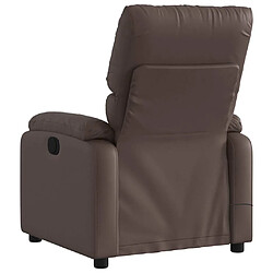 Acheter vidaXL Fauteuil de massage inclinable électrique marron similicuir