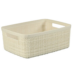 But Panier rectangle 5L JUTE Blanc cassé