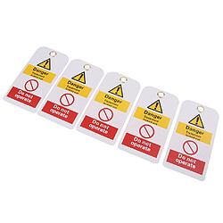 5pcs clé de sécurité lockout tagout tag sécurité nom marquage note étiquette pas cher