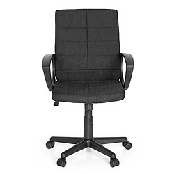 Hjh Office Chaise de bureau / Chaise pivotante STARTEC CL300 tissu noir