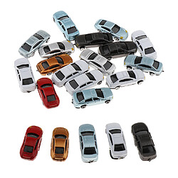 Acheter 20pcs Modèle De Stationnement De Voiture Paysage Mise En Page Accessoires De Table De Sable 1: 200