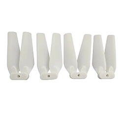 4pcs drone hélices pour e58 s168 jy019 quadcopter pièces détachées blanc