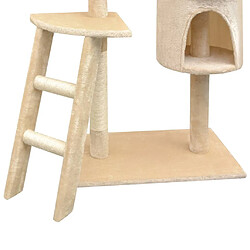 Avis Arbre à chat avec griffoirs,niche pour chat en sisal 150 cm Beige -MN15688