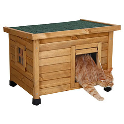 Acheter Kerbl Maison pour chats Rustica 57x45x43 cm Marron et vert