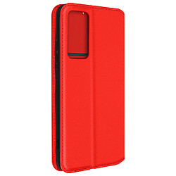 Avizar Housse Xiaomi 12 et 12X Clapet Portefeuille Support Vidéo rouge