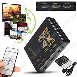 Acheter Tech Discount TD® 3D 4K 5 Port HDMI Switch Commutateur Répartiteur Splitter Hub - switch à 5 ports HDMI - convertisseur TV pour appareils