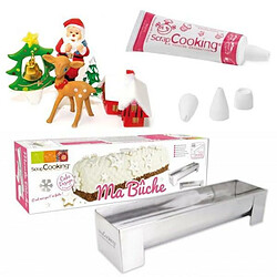 Scrapcooking Kit bûche de Noël enchantée