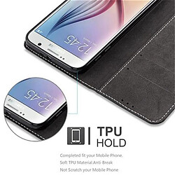 Cadorabo Coque Samsung Galaxy S6 Etui en Noir pas cher