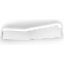 Avis Vente-Unique Lot de 3 corniches plafond en polystyrène L290 x l5.1 x H10 cm blanc - RANETIA