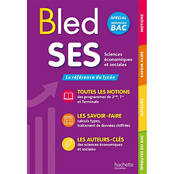 Bled SES : sciences économiques et sociales : spécial nouveau bac - Occasion