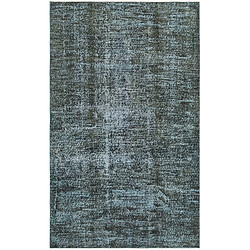 Vidal Tapis de laine 254x152 noir Ultra Vintage