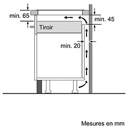 Acheter Table de cuisson à induction 60cm 3 feux 7400w noir - pij631fb1e - BOSCH